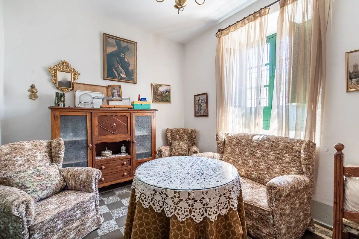 Sala de estar de Finca rústica en venta en Moclín con Piscina