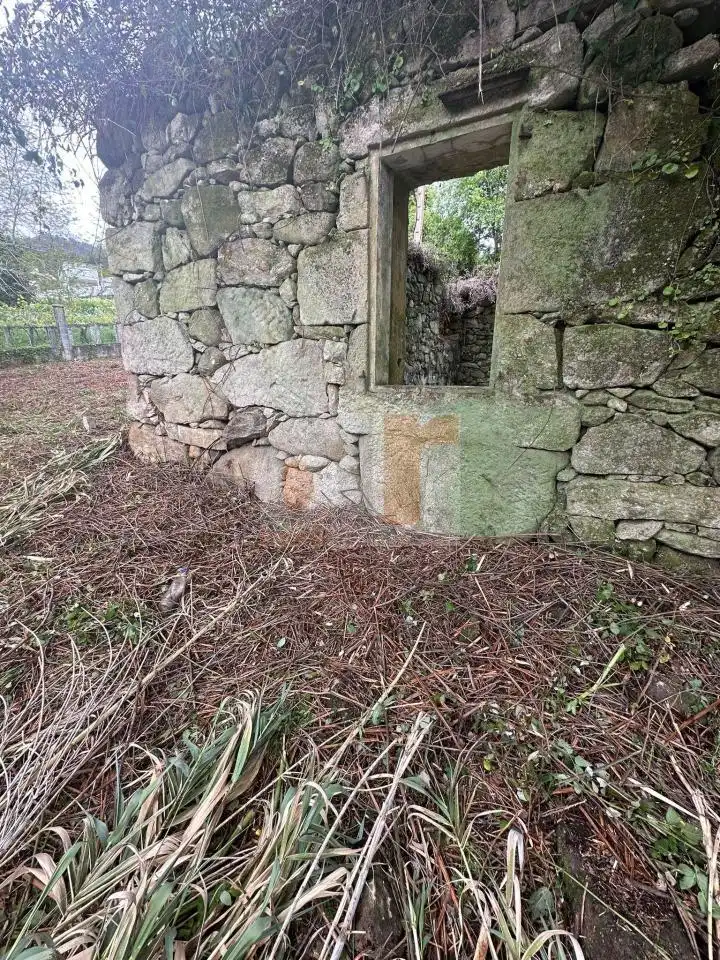 Vista exterior de Finca rústica en venda en Moaña amb Jardí privat