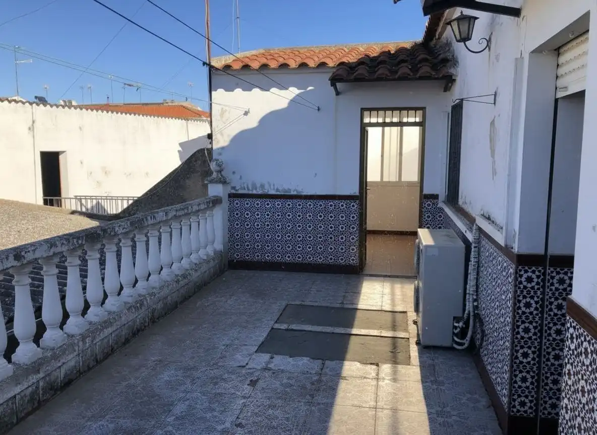 Terraza de Casa adosada en venta en La Garrovilla 