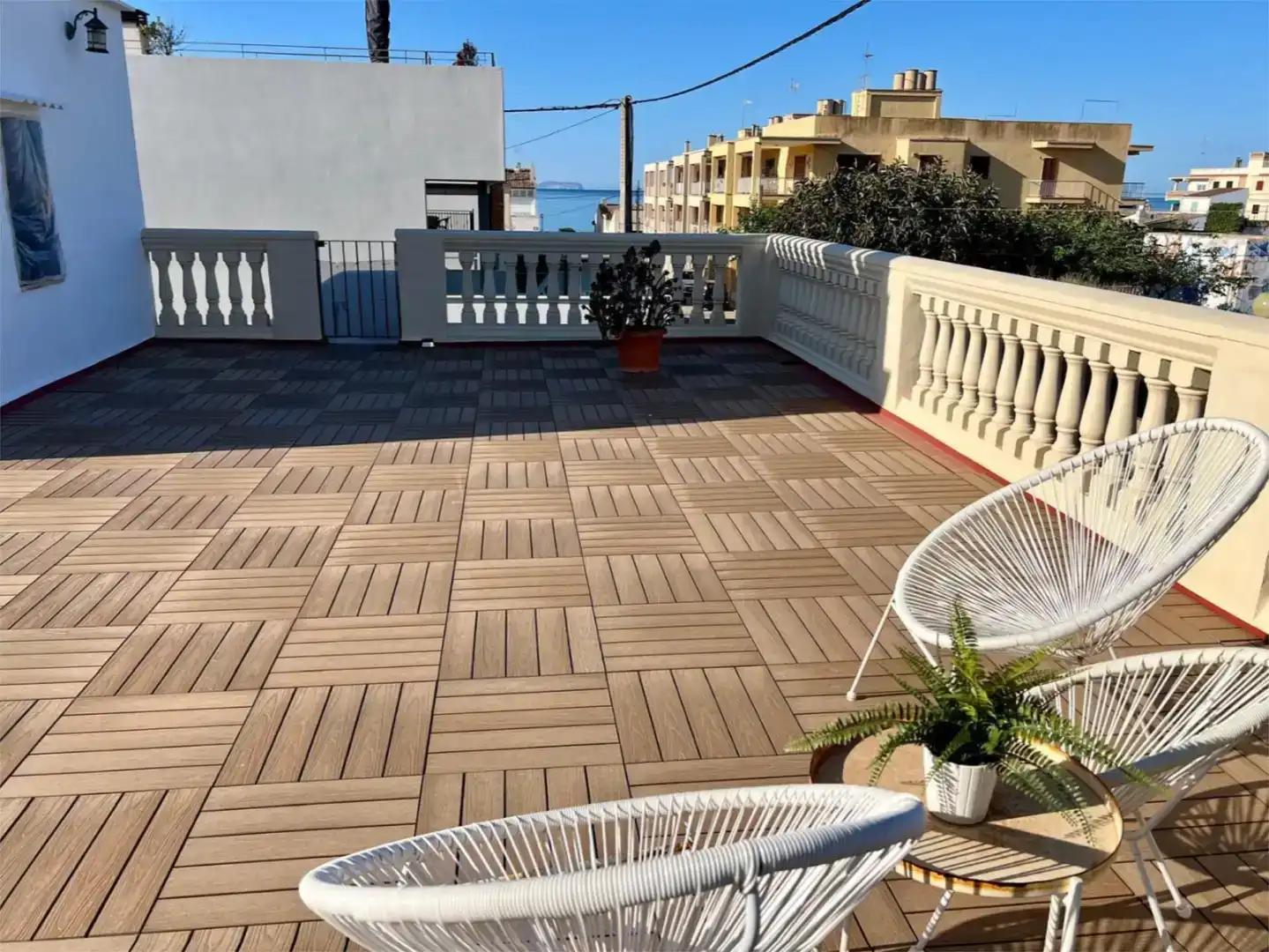 Terraza de Casa o chalet en venta en Campos con Aire acondicionado y Piscina