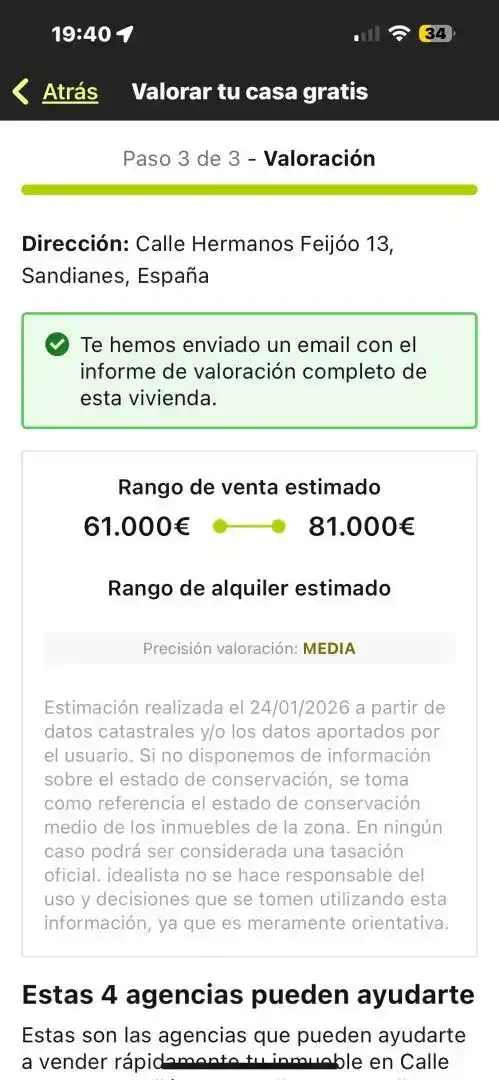Casa adosada en venda en Sandiás amb Balcó