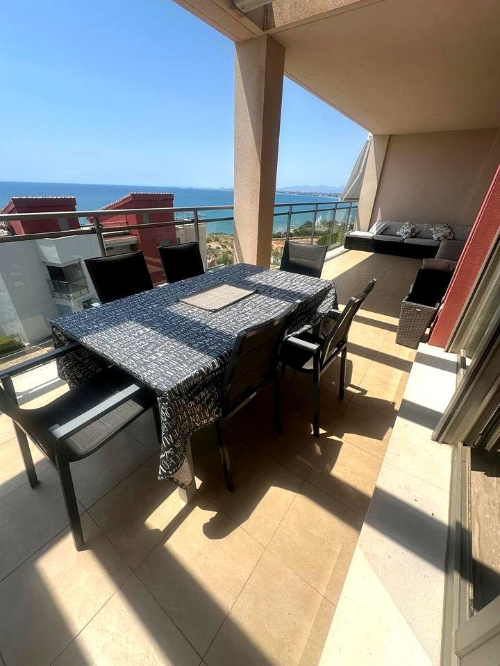 Terrassa de Dúplex de lloguer en Oropesa del Mar / Orpesa amb Aire condicionat, Terrassa i Moblat