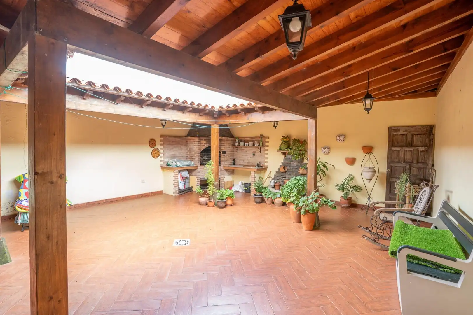 Terrace of Houses for sale in San Cristóbal de la Laguna  with Terrace, Storage room and Furnished