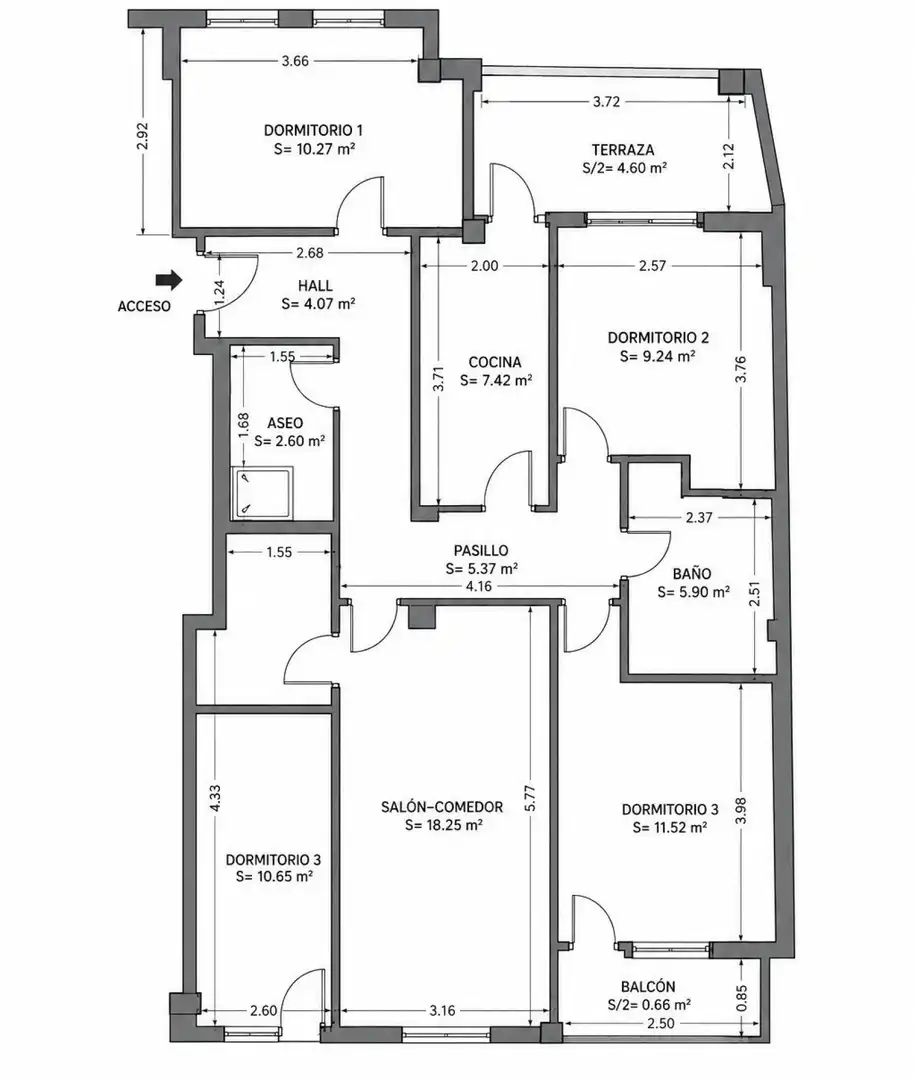 Appartamento con terrazza in vendita a Vitigudino, imagen 16