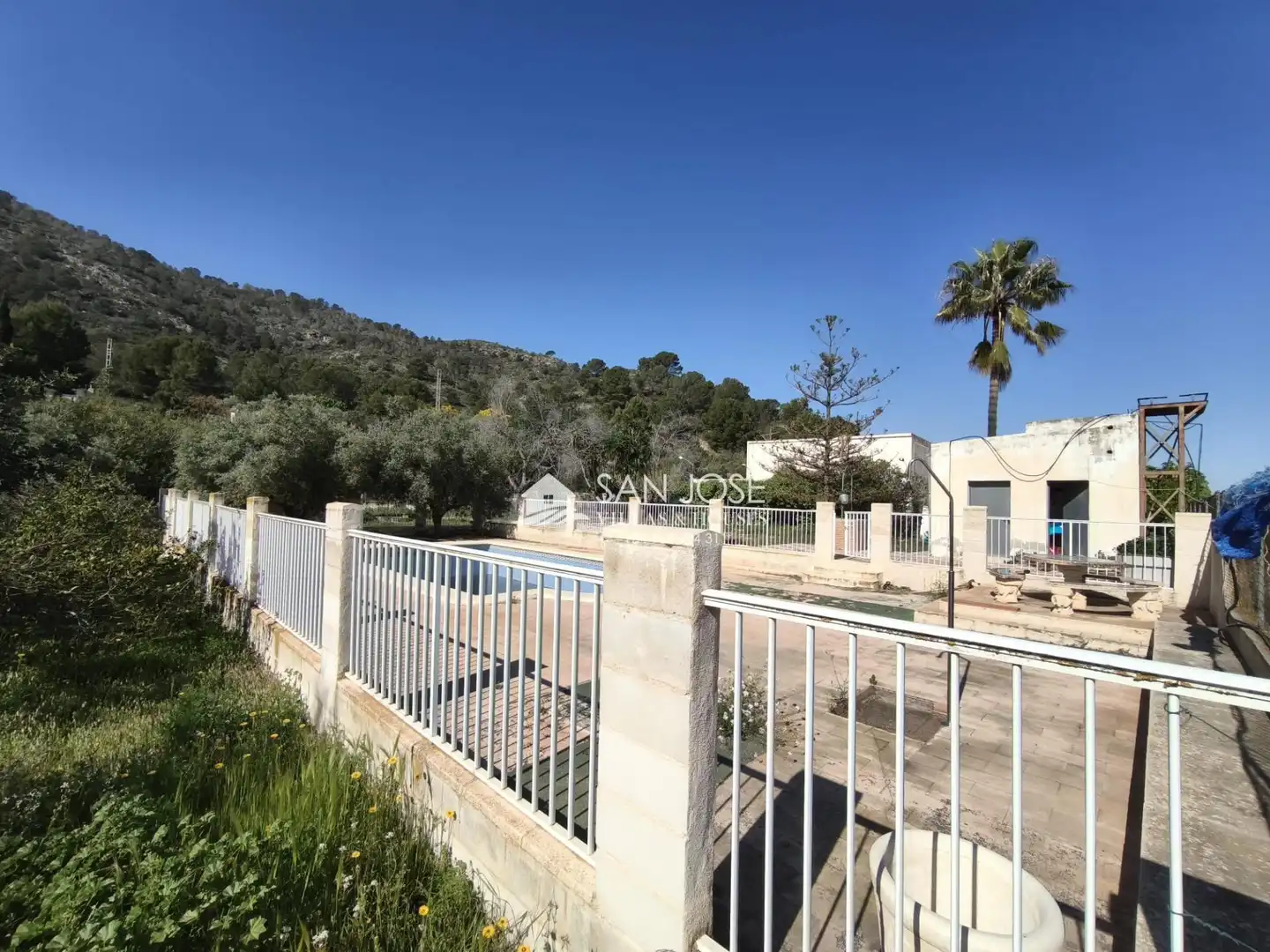 Vista exterior de Casa o chalet en venta en Aspe con Terraza, Trastero y Piscina