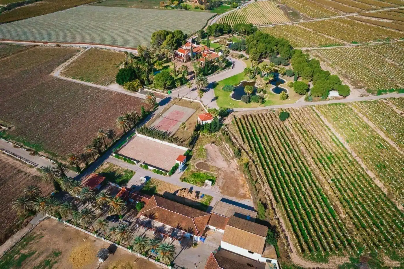 Außenansicht von Country house zum Verkauf in Novelda mit Klimaanlage, Heizung und Privatgarten