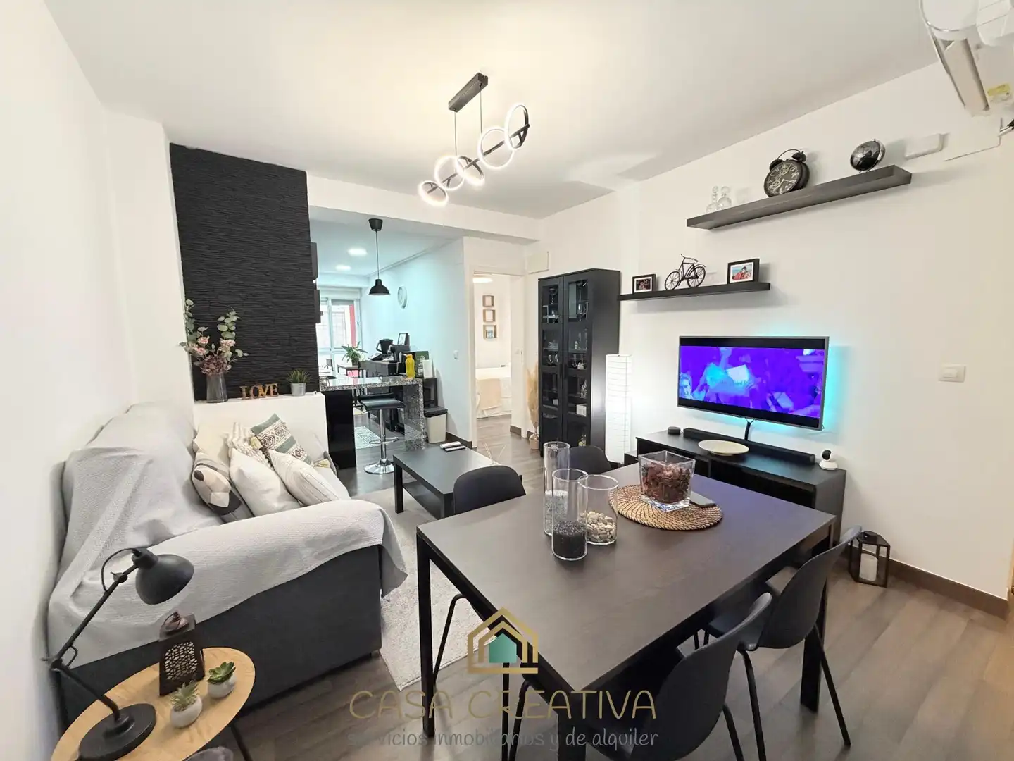 Sala de estar de Piso en venta en Alzira con Aire acondicionado, Calefacción y Amueblado