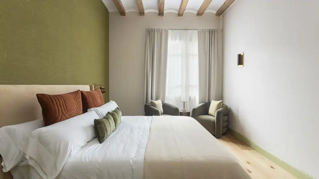 Habitación de Apartamento en venta en Barcelona con Aire acondicionado, Jardín privado y Parquet