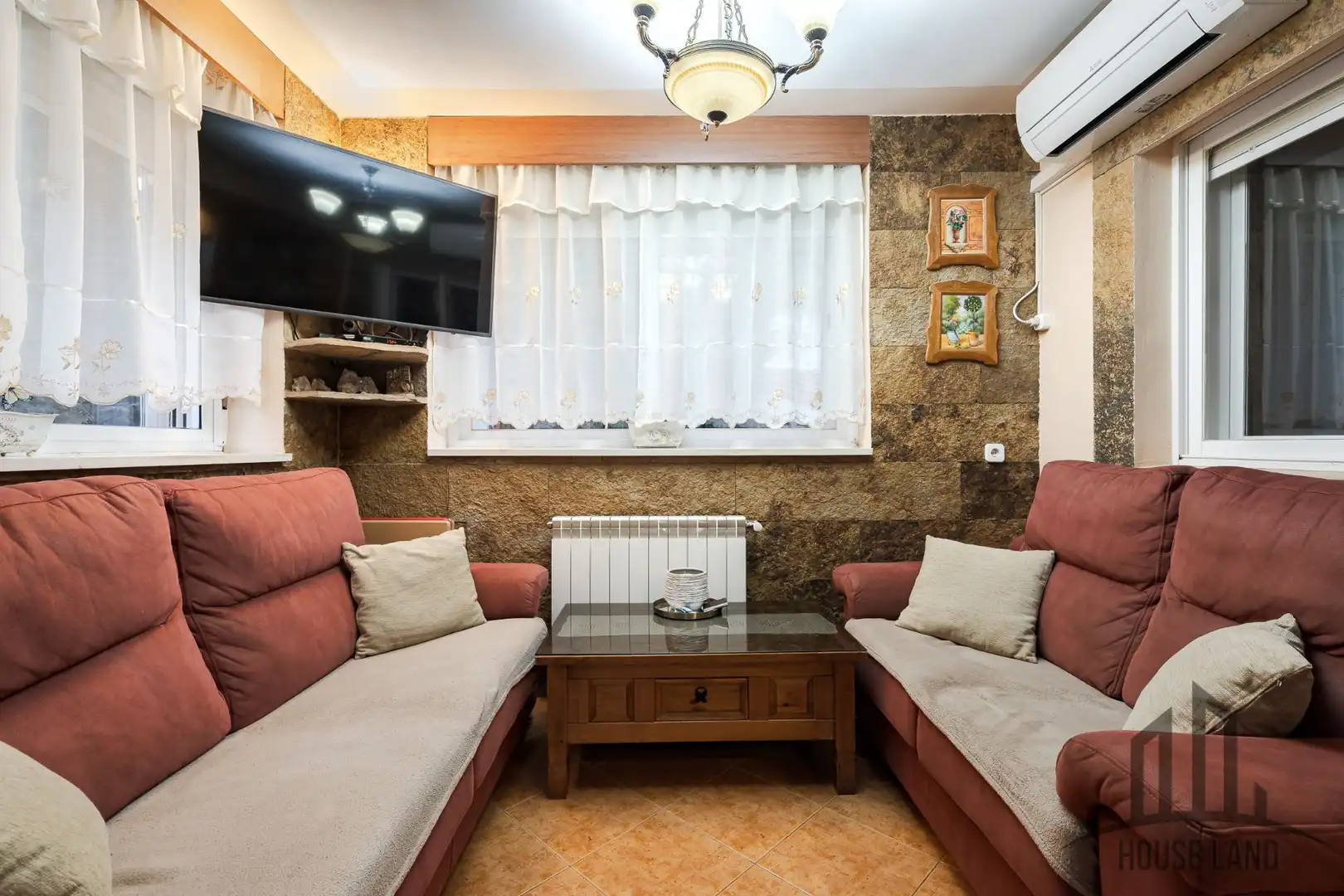Living room of Houses for sale in Fuentenovilla  with Air Conditioner, Heating and Private garden