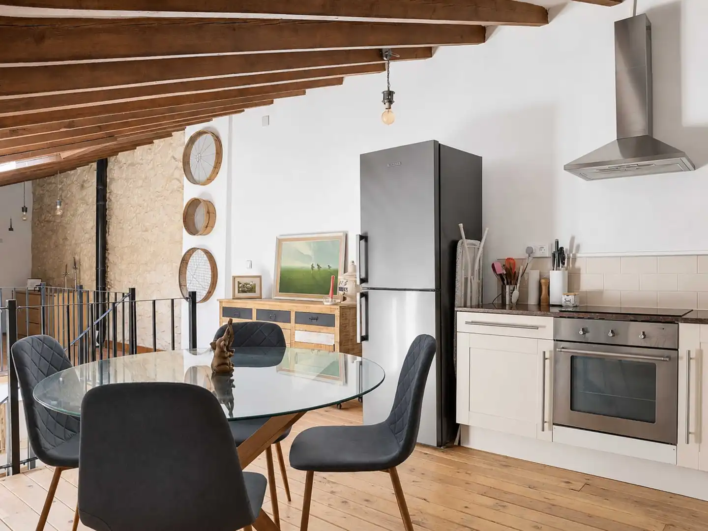 Küche von Einfamilien-Reihenhaus zum Verkauf in El Pinós / Pinoso mit Terrasse