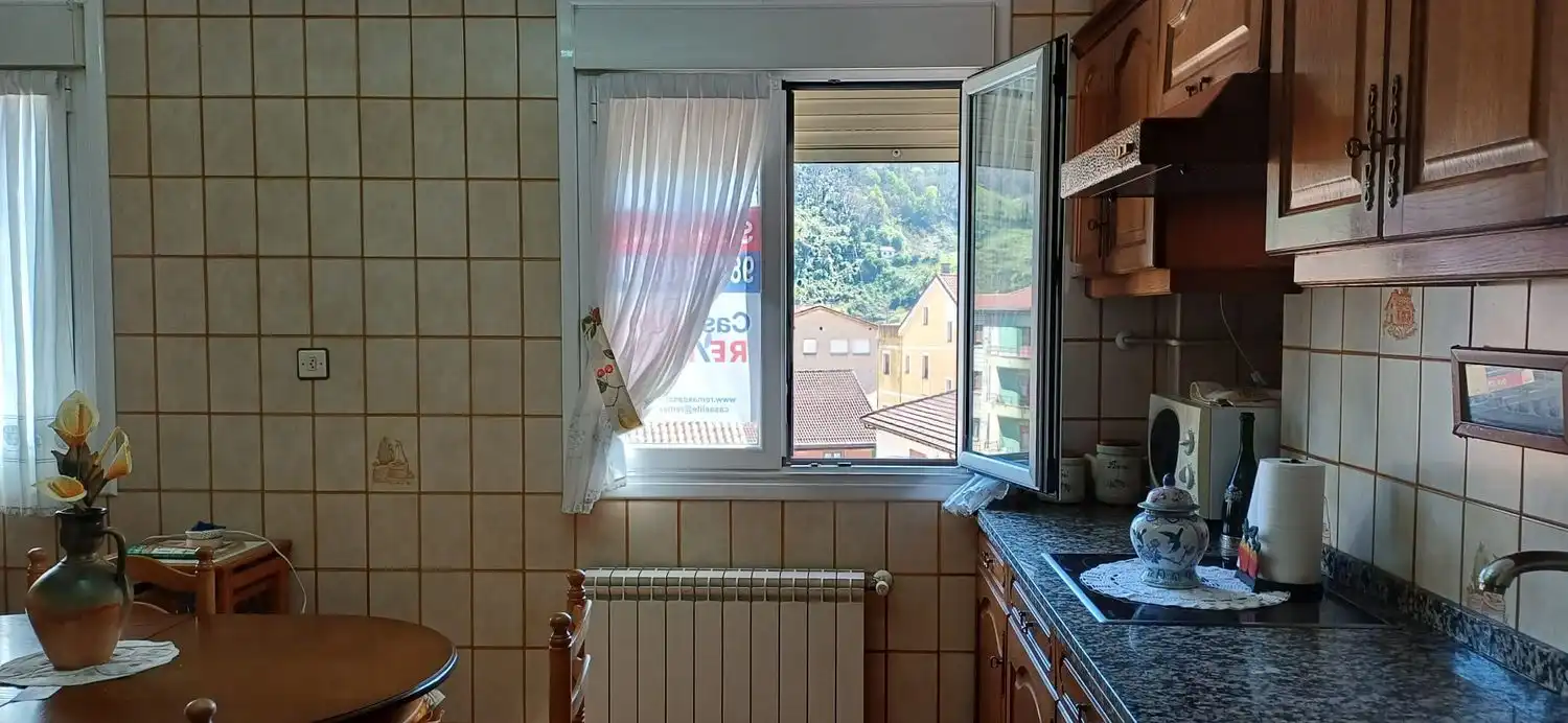Kitchen of Flat for sale in Mieres (Asturias)  with Heating, Storage room and Swimming Pool
