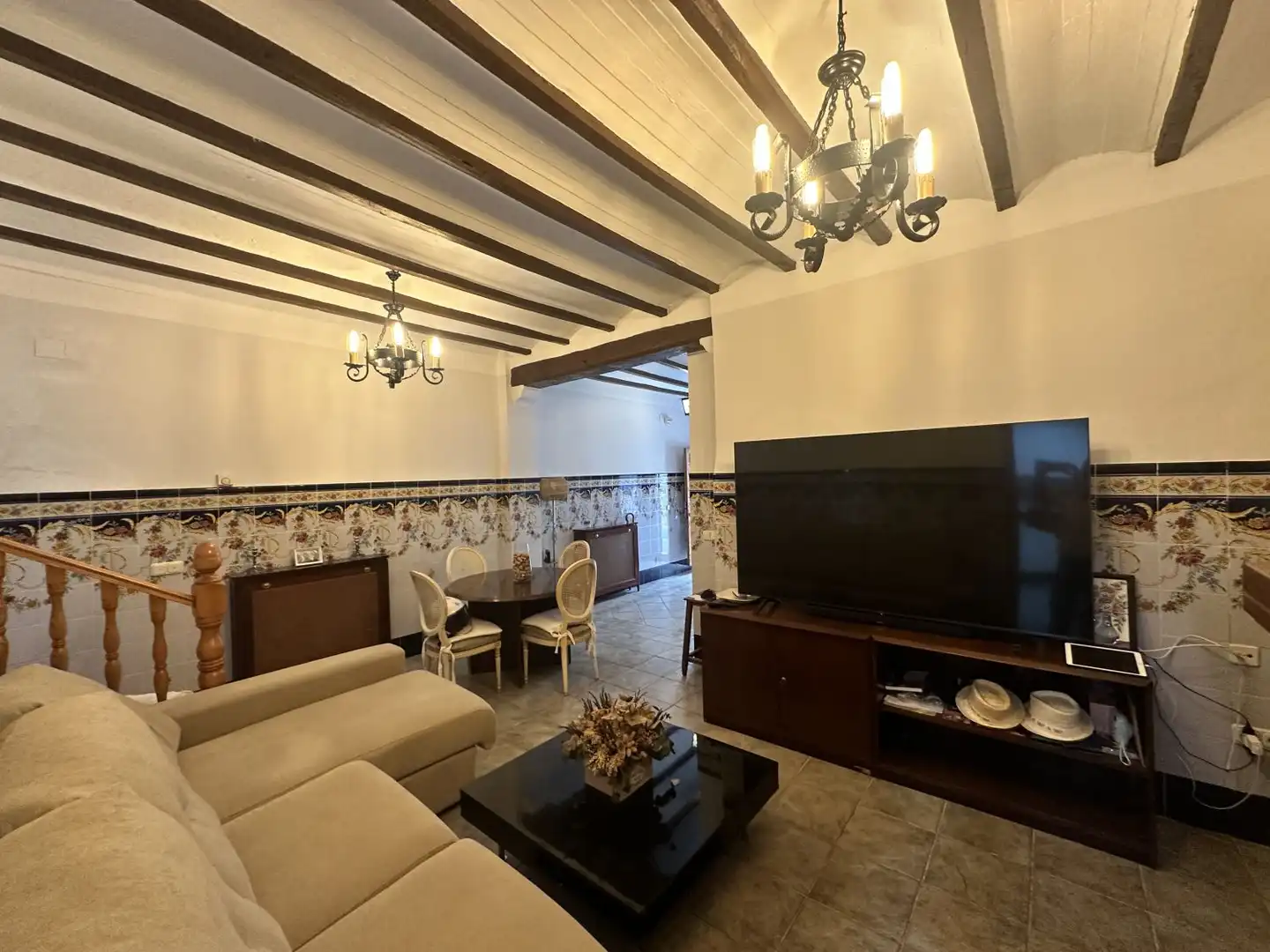 Sala d'estar de Casa o xalet en venda en Algar de Palància amb Calefacció, Terrassa i Balcó
