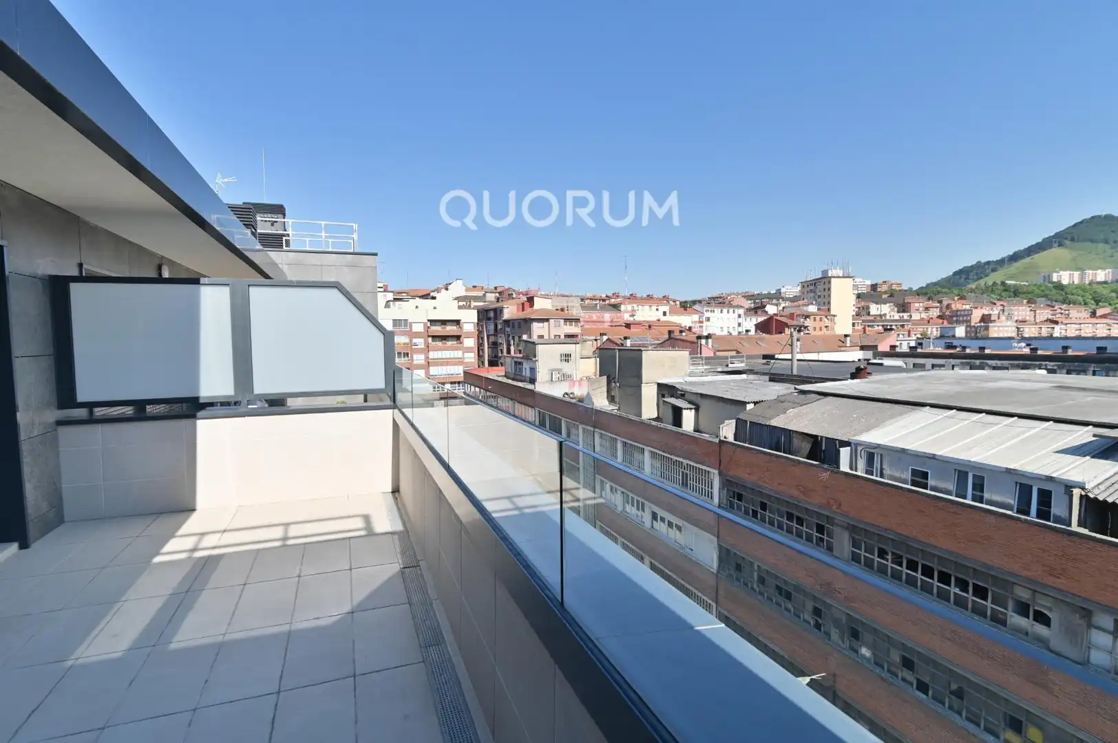 Terrace of Flat for rent in Bilbao   with Heating, Terrace and Storage room
