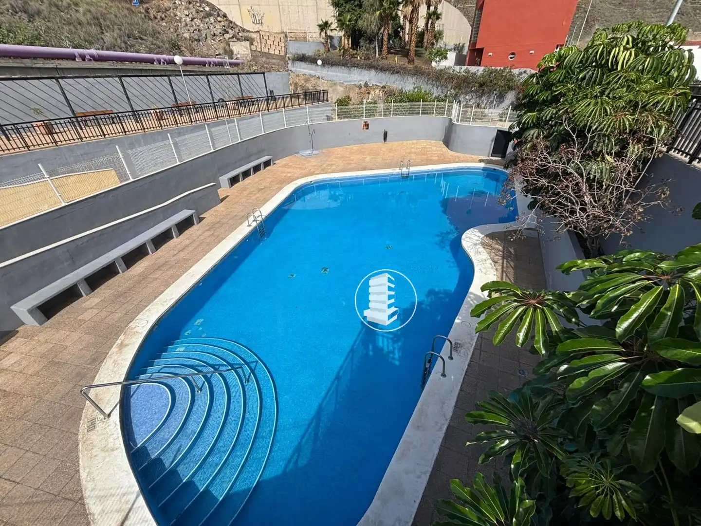 Piscina de Dúplex de alquiler en Candelaria con Aire acondicionado, Calefacción y Terraza