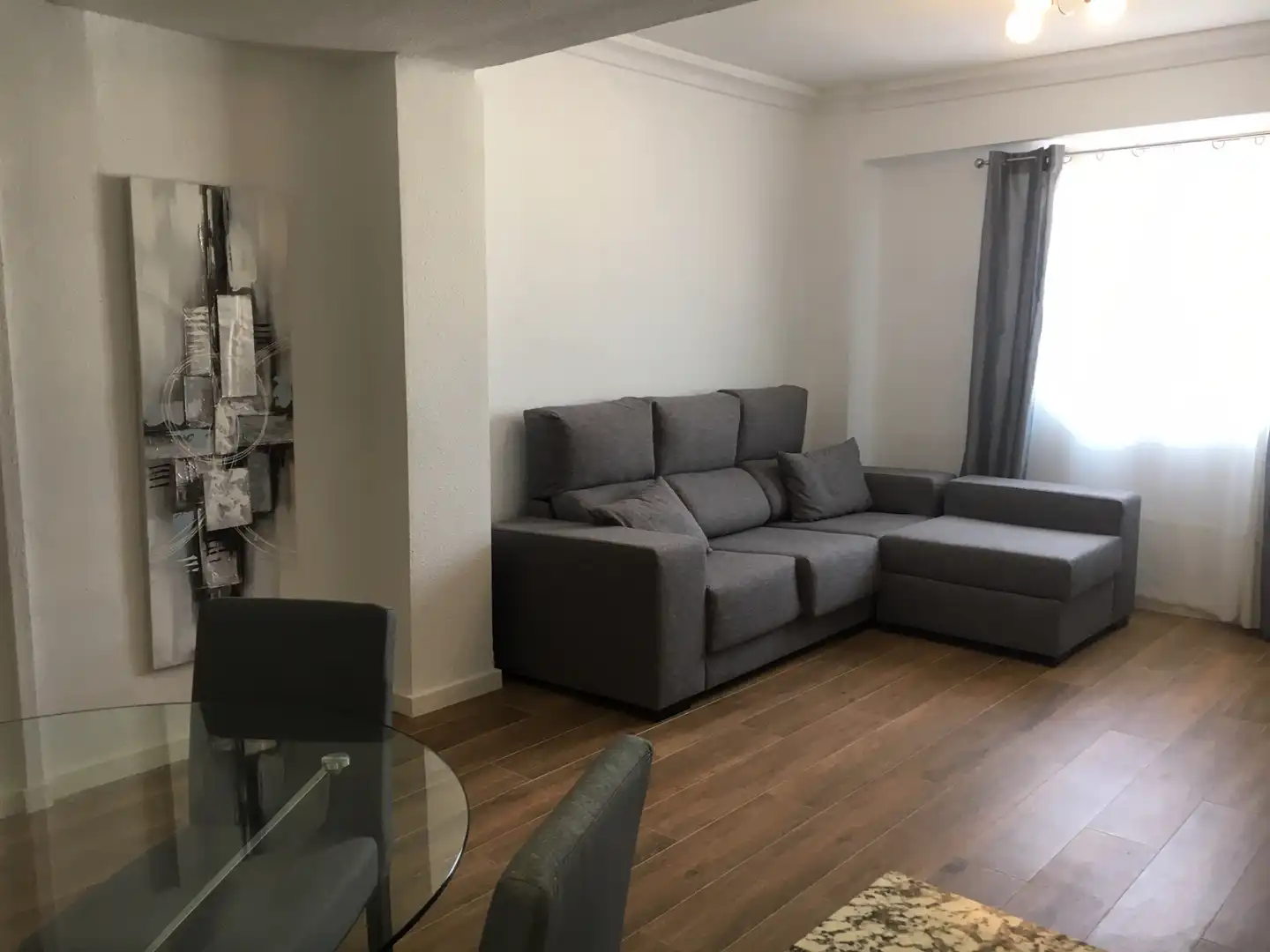 Sala de estar de Piso en venta en Valencia con Parquet, Amueblado y Horno