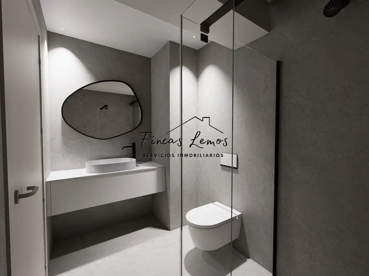 Bathroom of Flat for sale in Carballo  with Heating and Furnished