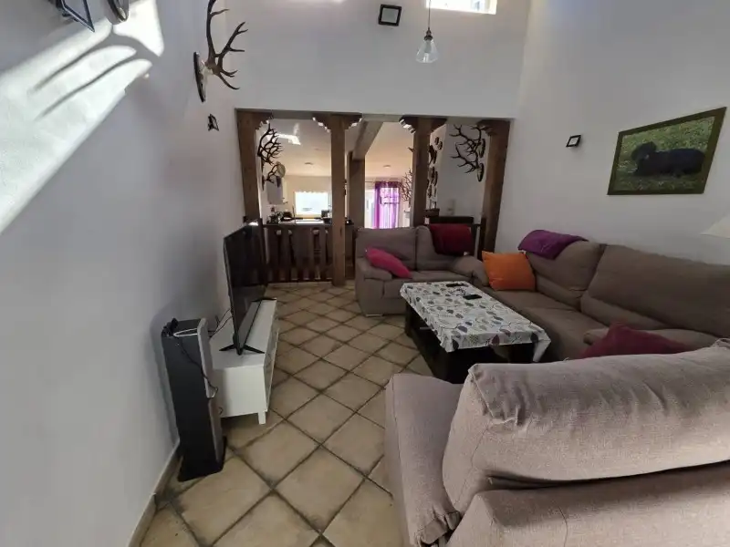 Sala de estar de Casa o chalet en venta en Malpartida de Plasencia con Aire acondicionado y Jardín privado