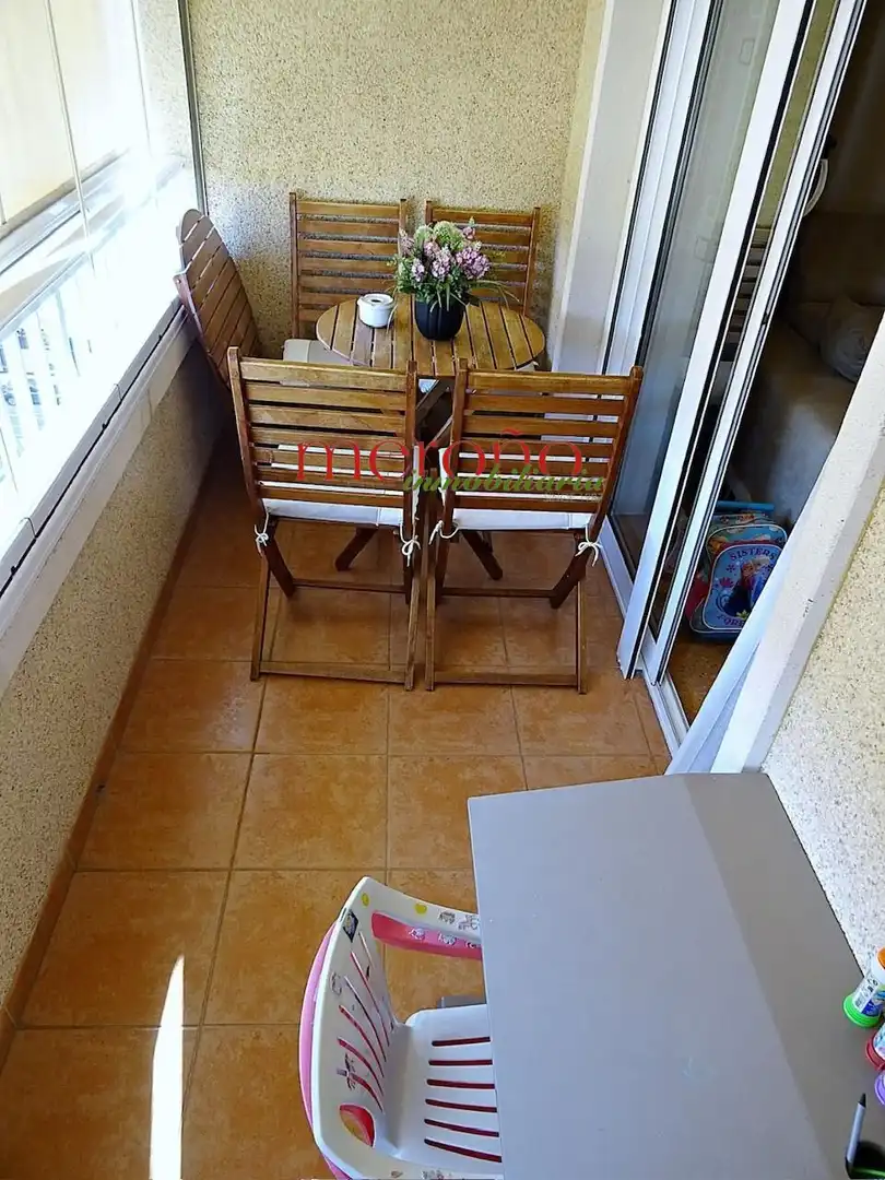 Terraza de Piso en venta en Elche / Elx con Aire acondicionado, Parquet y Amueblado