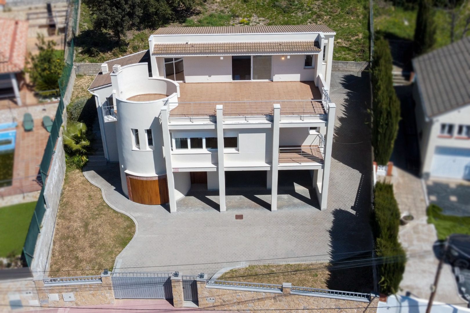 Exterior view of House or chalet for sale in Abrera  with Heating, Private garden and Terrace