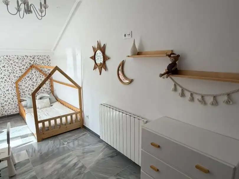 Schlafzimmer von Maisonette zum Verkauf in Ciudad Real Capital mit Klimaanlage, Terrasse und Balkon