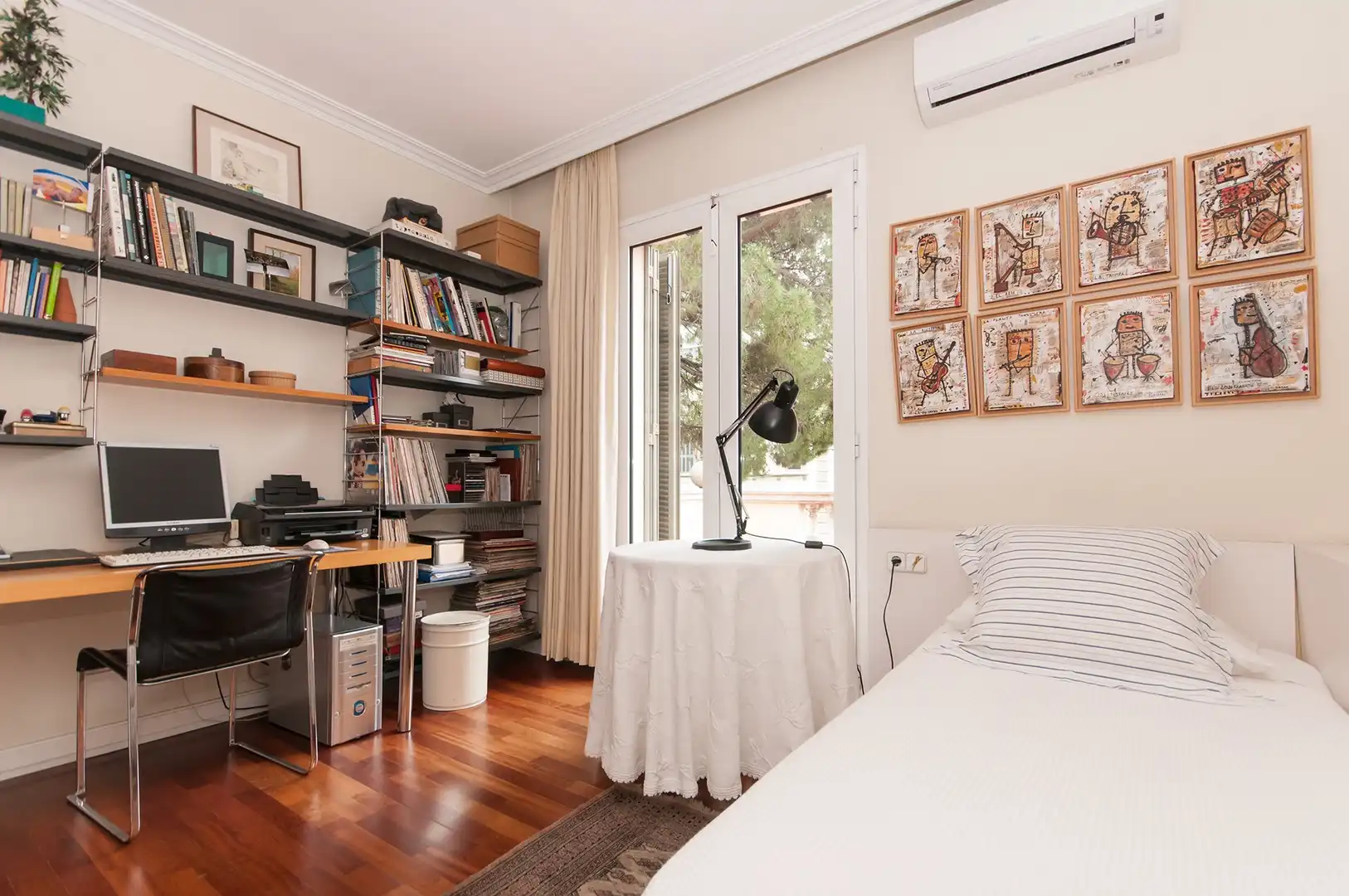 Bedroom of Houses for rent in Sant Just Desvern  with Air Conditioner, Heating and Terrace