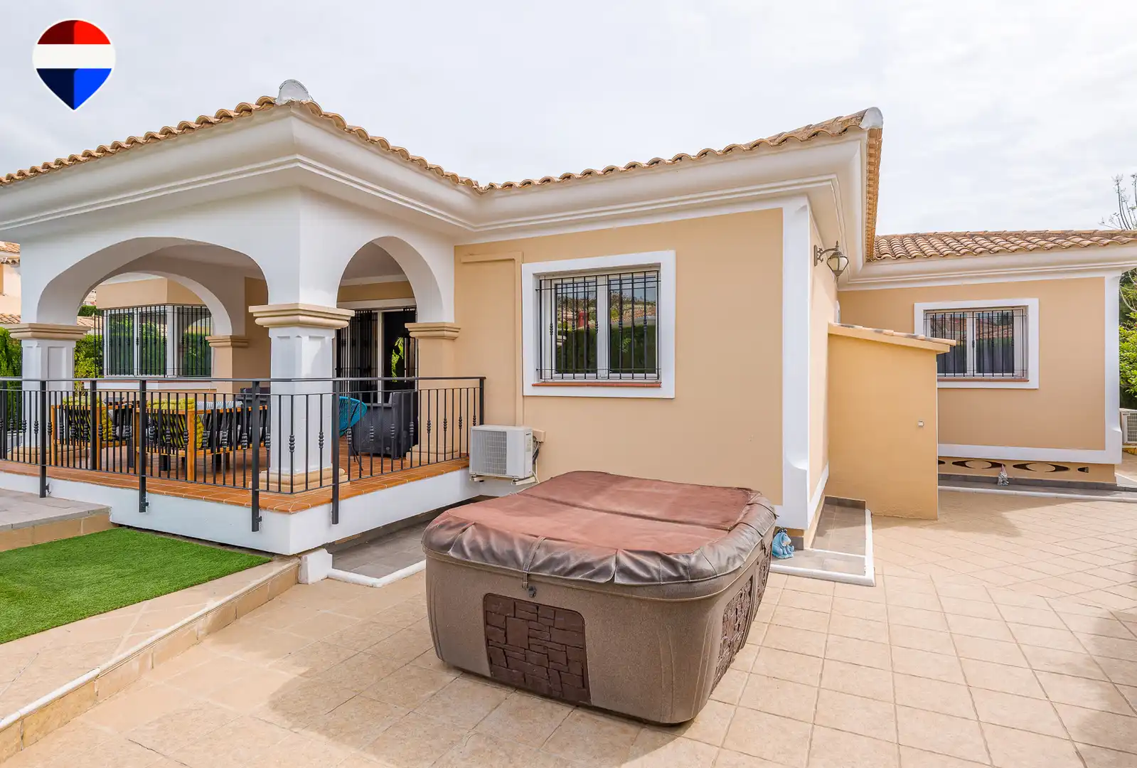Terraza de Casa o chalet en venta en Mutxamel con Aire acondicionado, Terraza y Piscina