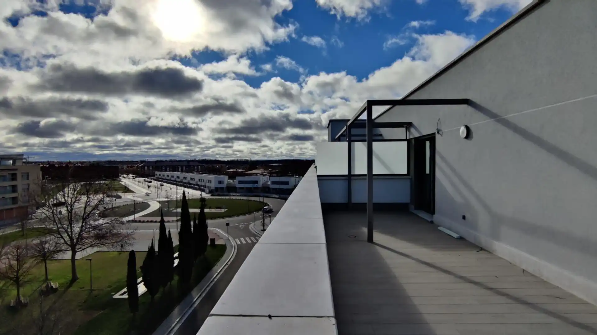 Terrasse von Dachboden zum Verkauf in Valladolid Capital mit Terrasse, Abstellraum und Gemeinschaftspool