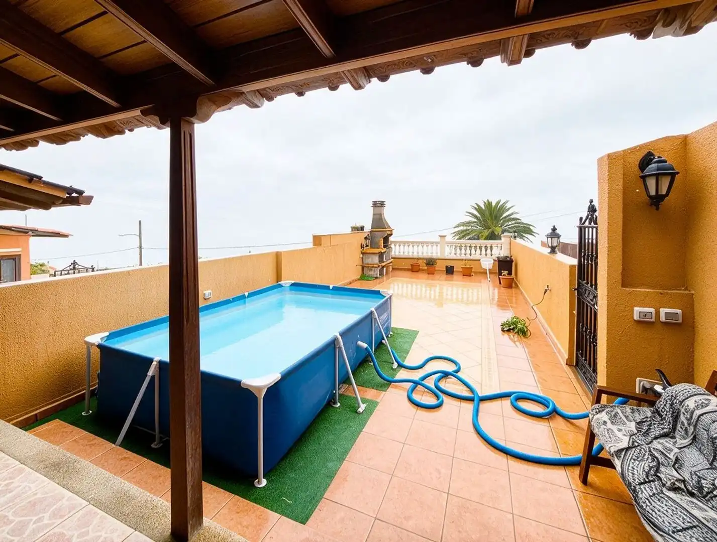 Swimming pool of Houses for sale in Arucas  with Private garden, Terrace and Storage room