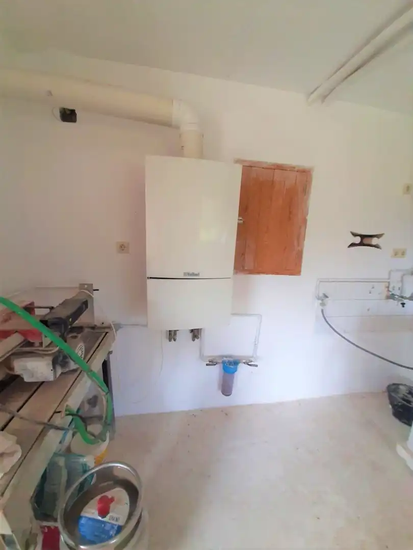 Cuina de Casa o xalet en venda en Dénia amb Calefacció, Jardí privat i Piscina