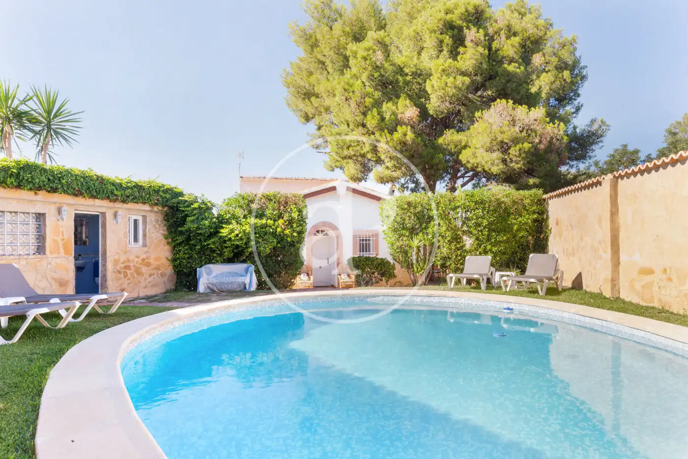 Piscina de Casa o xalet en venda en Riba-roja de Túria amb Calefacció, Jardí privat i Terrassa