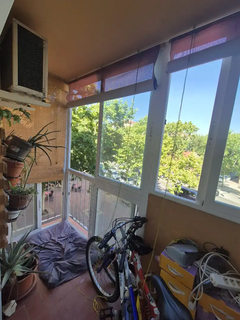 Balcony of Flat for sale in Madrid