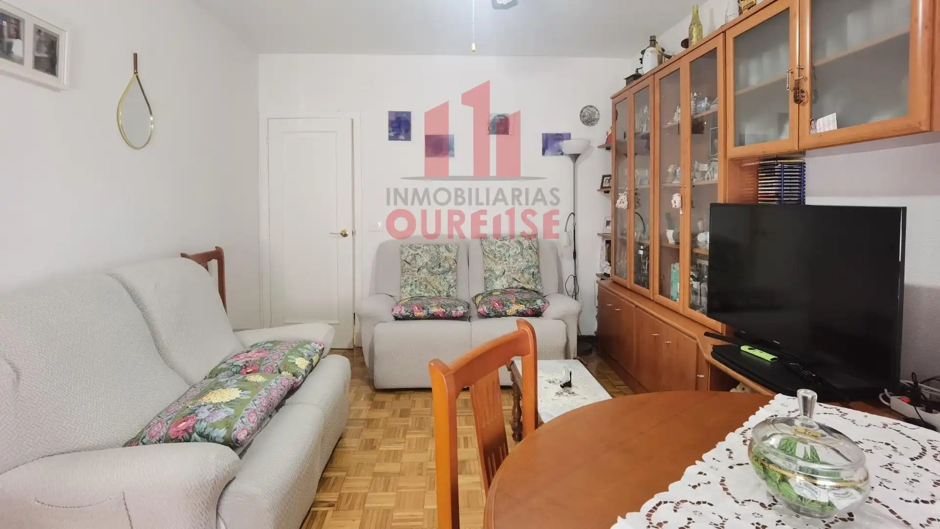 Sala d'estar de Pis en venda en Ourense Capital  amb Traster