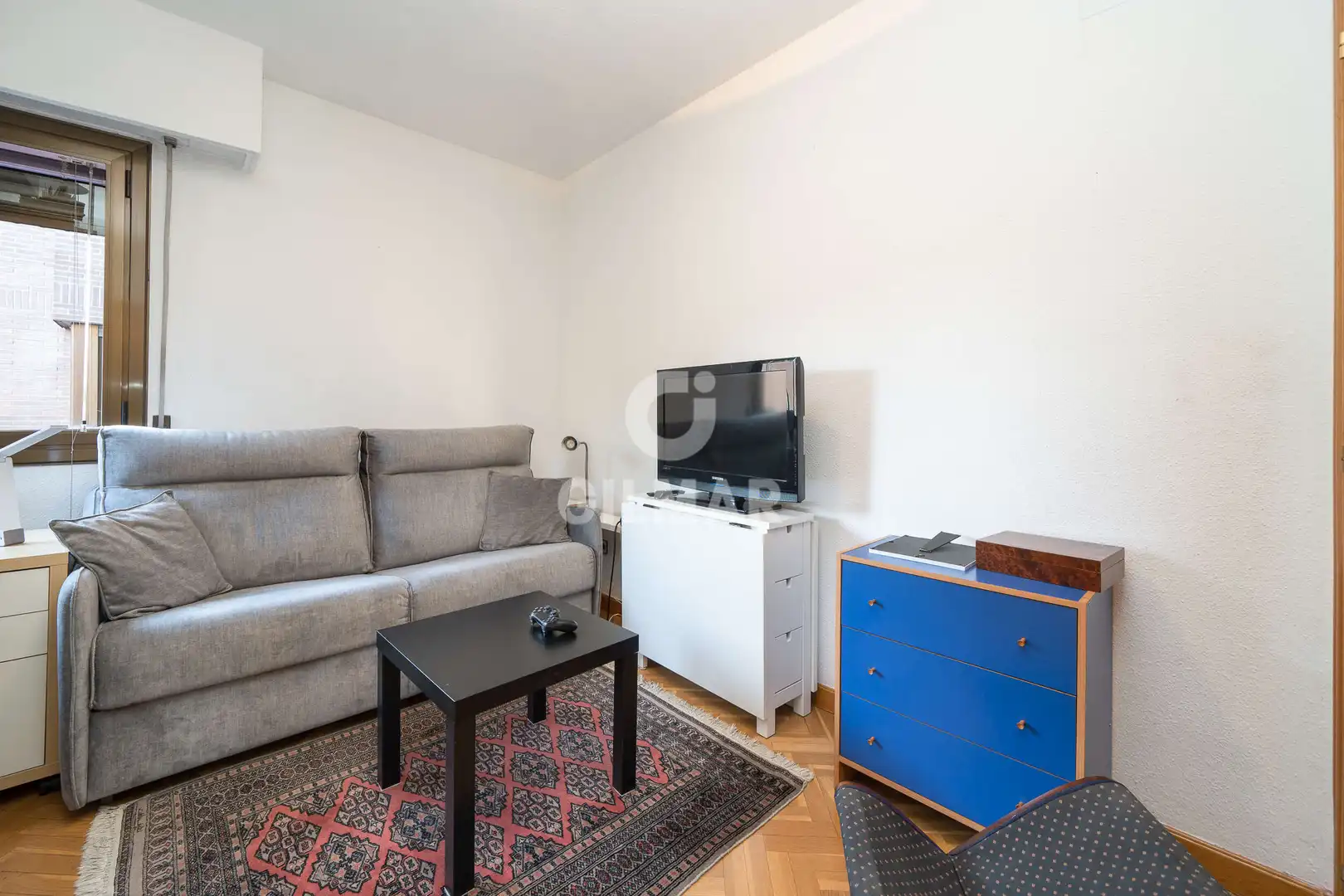 Living room of Flat for sale in Madrid  with Heating, Private garden and Storage room