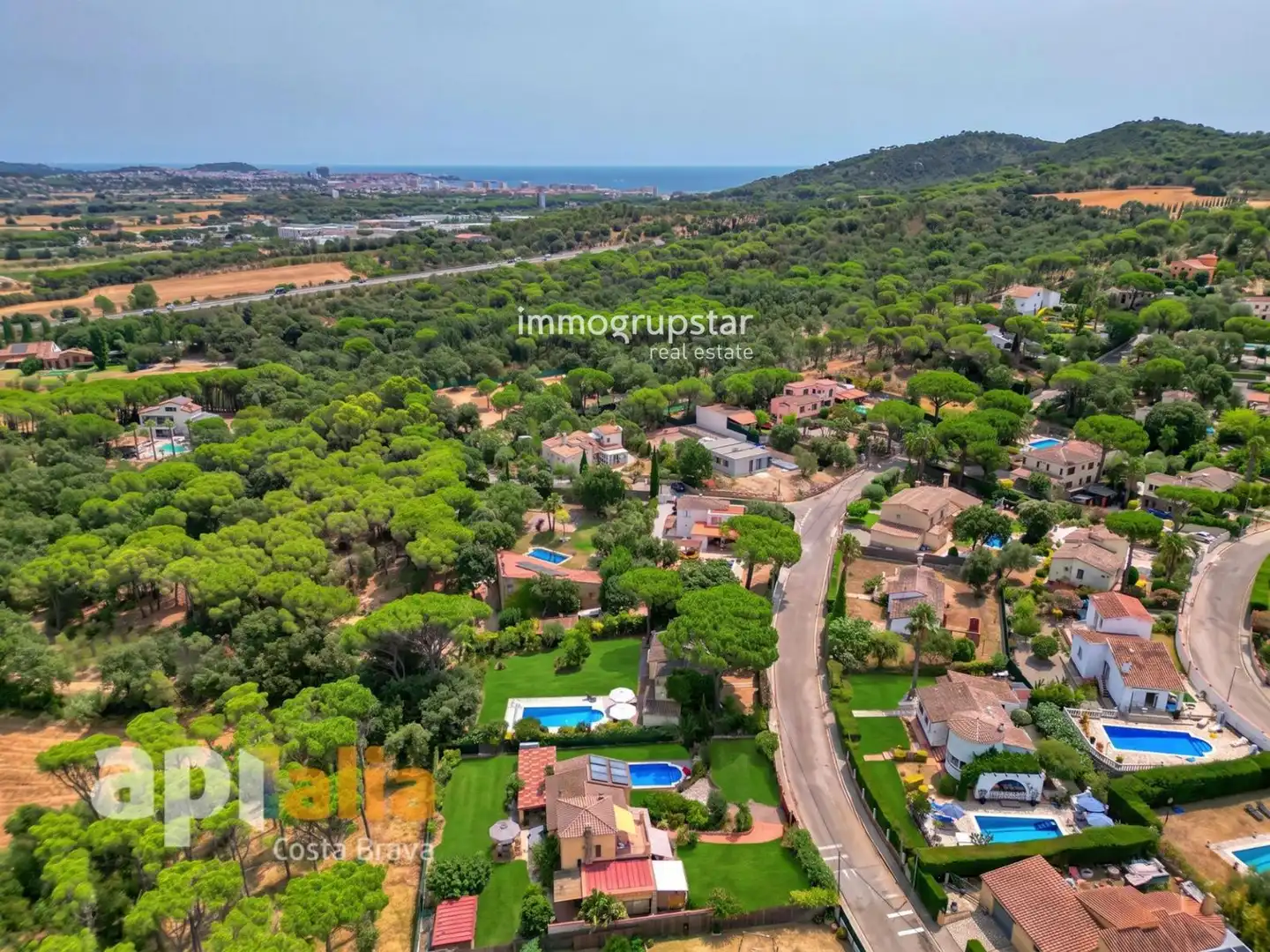 Vista exterior de Casa o chalet en venta en Calonge i Sant Antoni con Calefacción, Terraza y Piscina