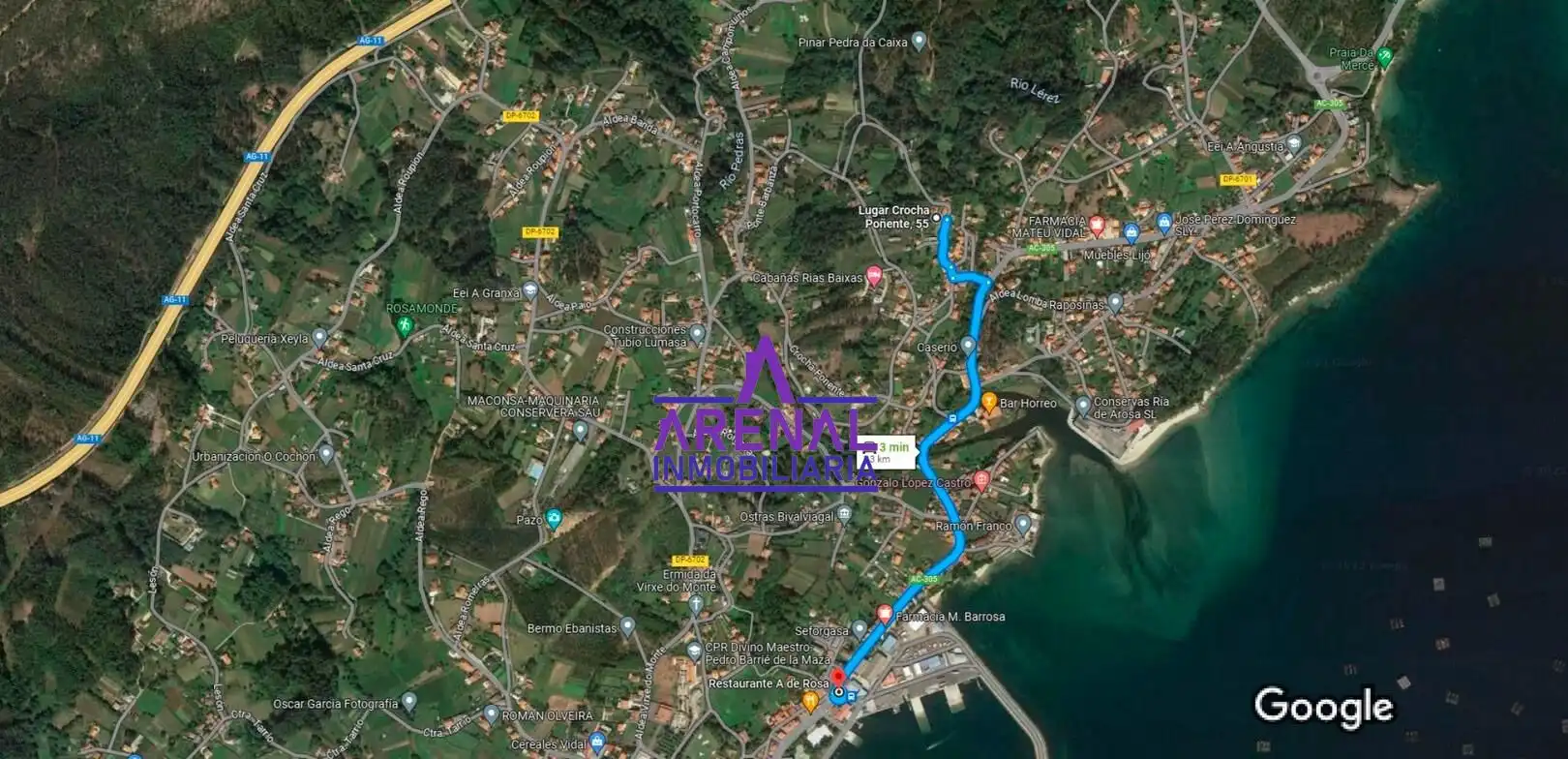 Terrenos y solares en venta en A Pobra do Caramiñal, imagen 6