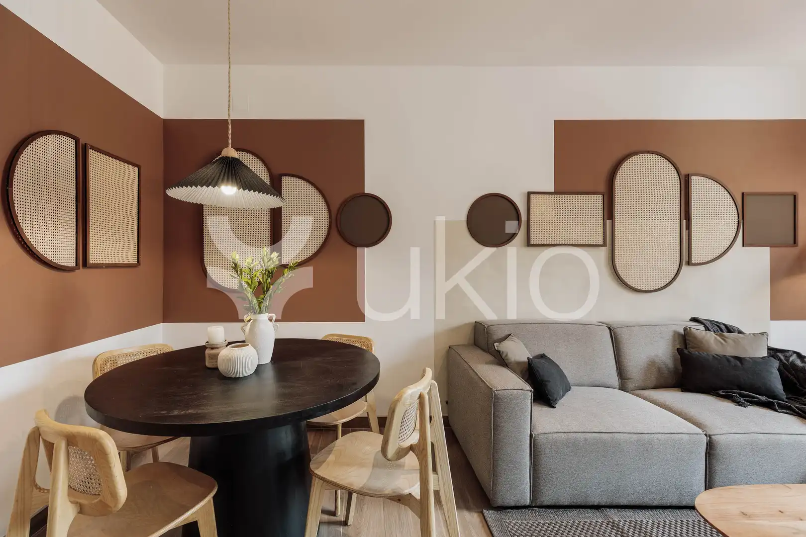 Sala d'estar de Apartament de lloguer en Barcelona amb Aire condicionat, Calefacció i Terrassa