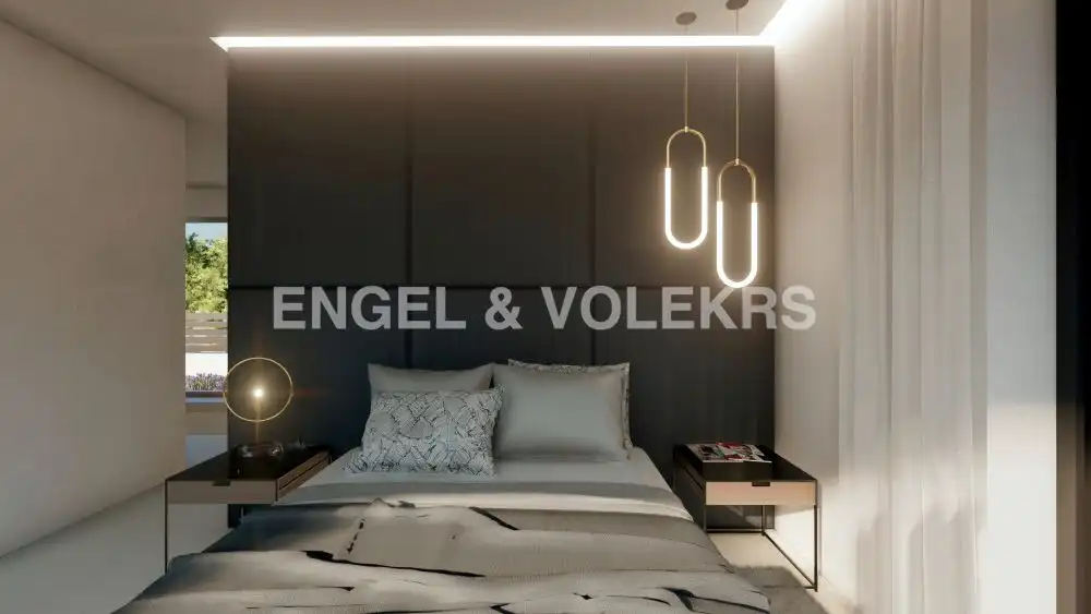 Bedroom of Houses for sale in El Campello  with Air Conditioner, Private garden and Storage room