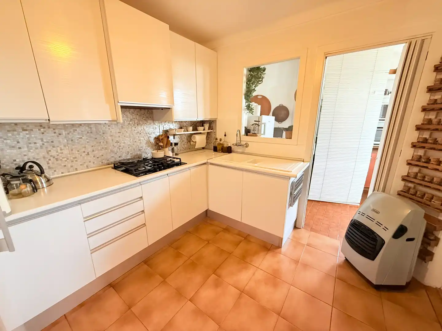 Cuina de Pis en venda en  Palma de Mallorca amb Aire condicionat, Jardí privat i Parquet