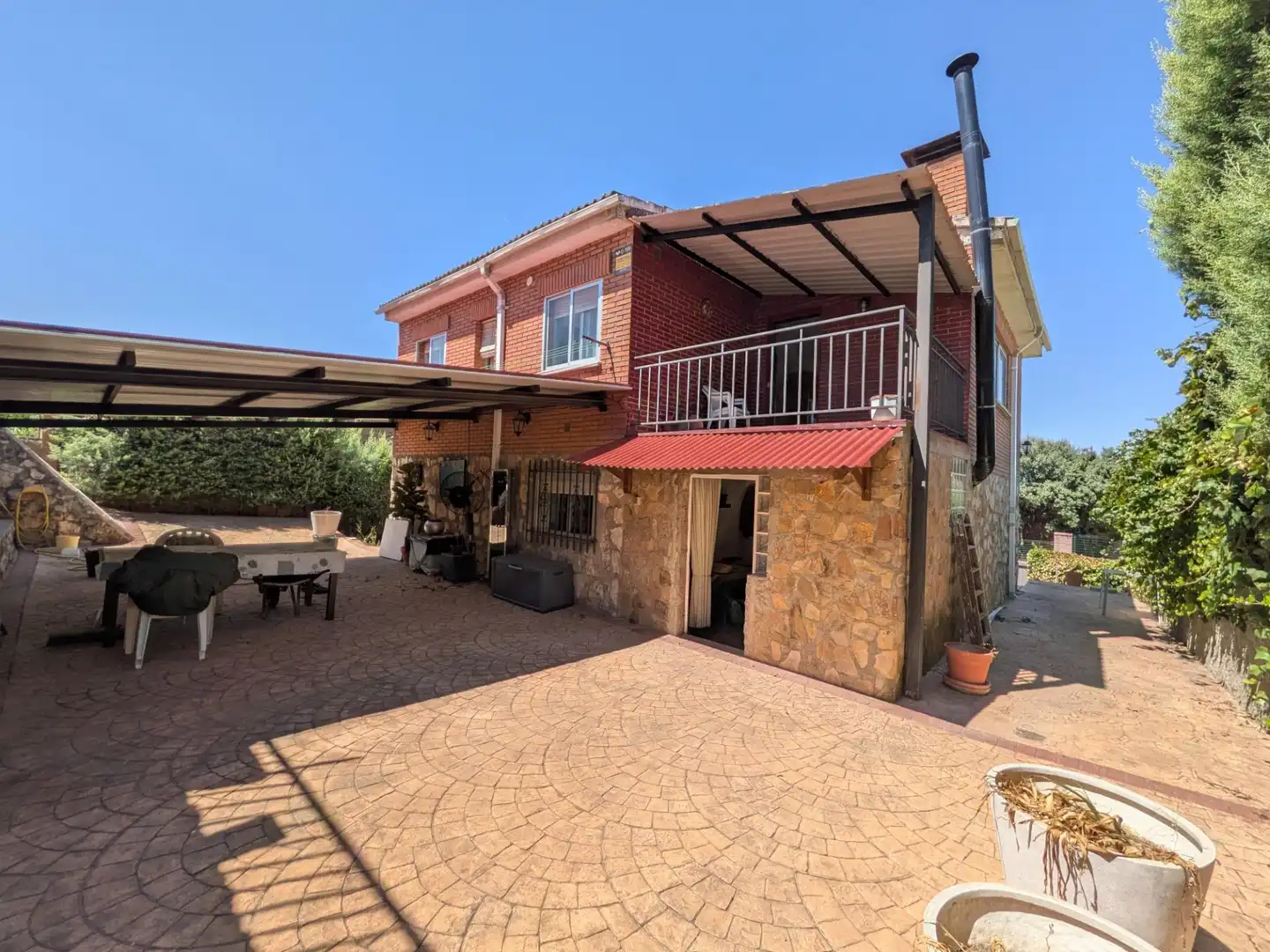 Vista exterior de Casa o chalet en venta en Fuentenovilla con Calefacción y Terraza