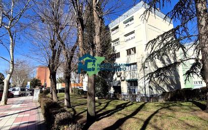 Vista exterior de Pis en venda en San Sebastián de los Reyes amb Calefacció, Jardí privat i Parquet