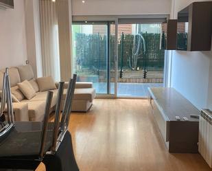 Living room of Flat to rent in Montblanc  with Air Conditioner, Heating and Private garden