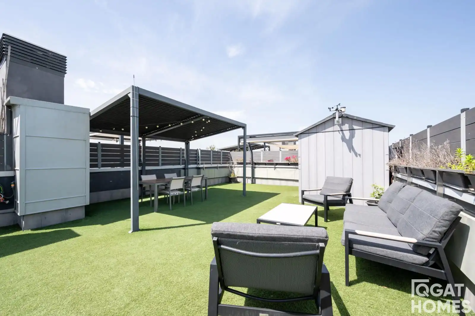 Terrace of Attic for sale in Sant Cugat del Vallès  with Air Conditioner, Heating and Storage room