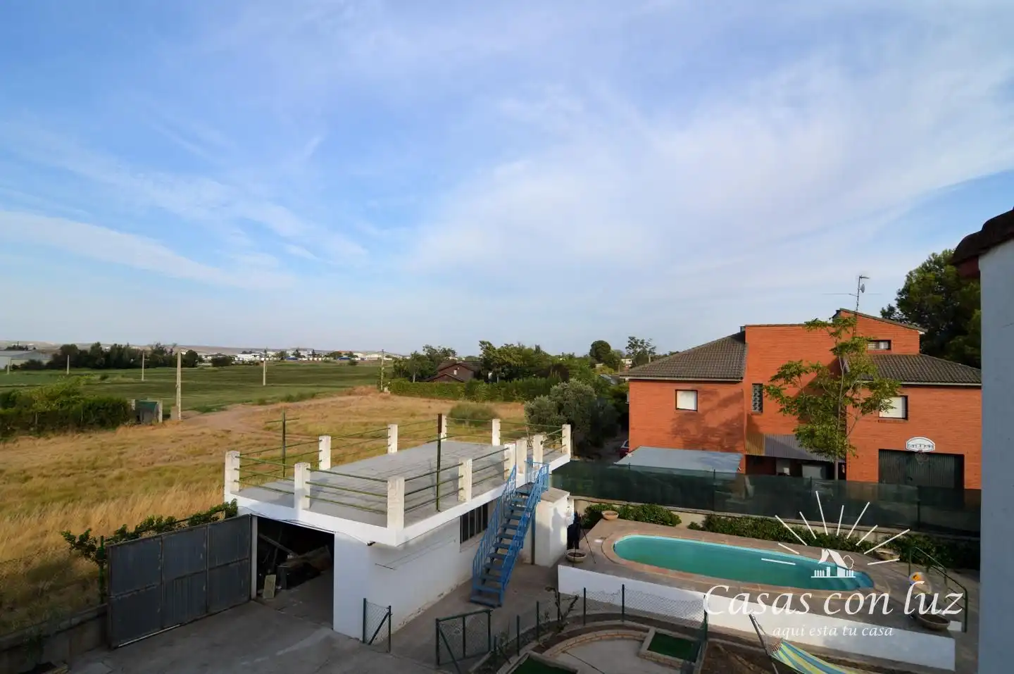 Piscina de Casa o chalet en venta en Zaragoza con Jardín privado, Trastero y Piscina