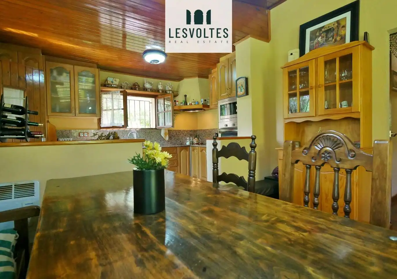 Cocina de Casa o chalet en venta en Ventalló con Jardín privado, Parquet y Terraza
