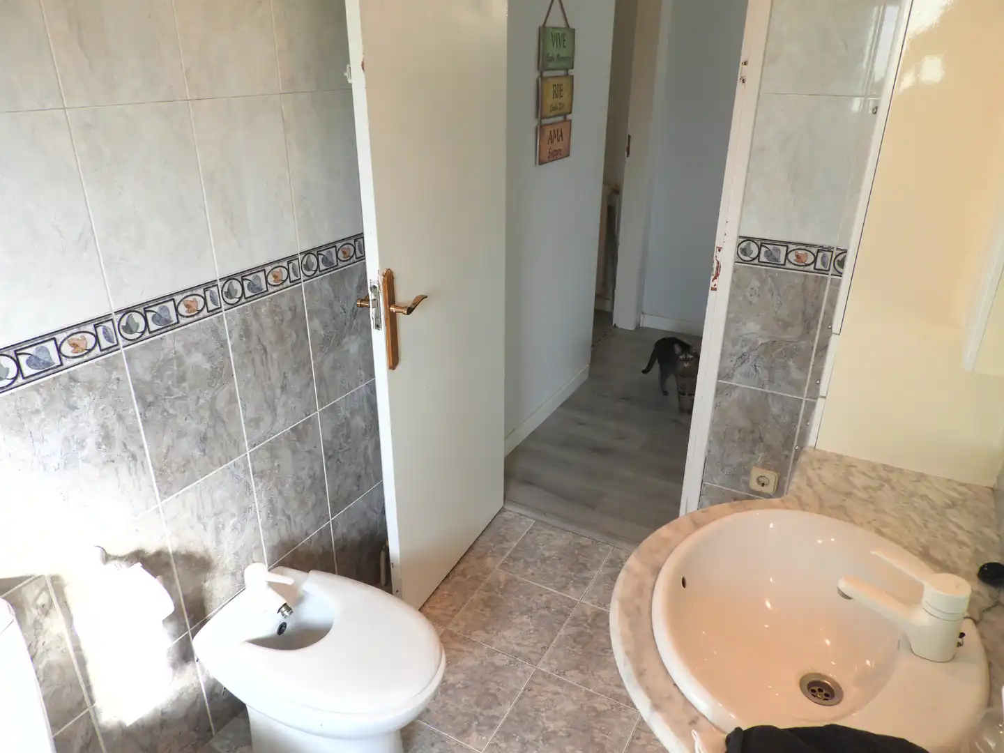 Badezimmer von Haus oder Chalet zum Verkauf in Castellar del Vallès mit Klimaanlage, Heizung und Privatgarten