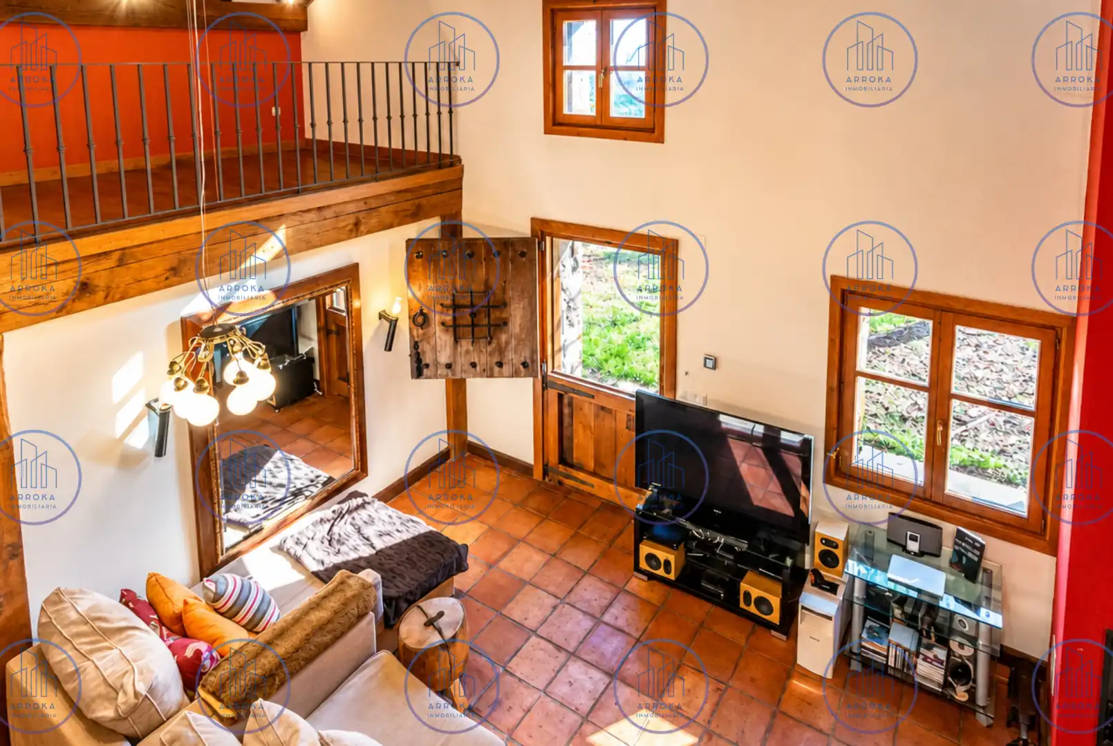 Wohnzimmer von Country house zum Verkauf in Orio mit Heizung, Privatgarten und Terrasse