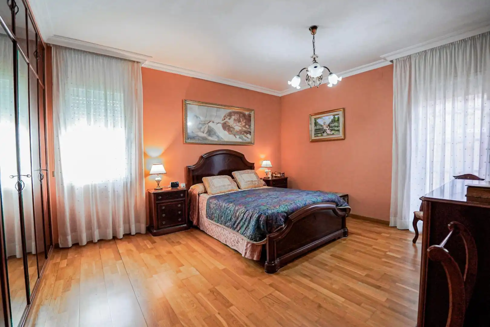 Bedroom of Detached homes for sale in Vilallonga del Camp  with Air Conditioner, Heating and Private garden
