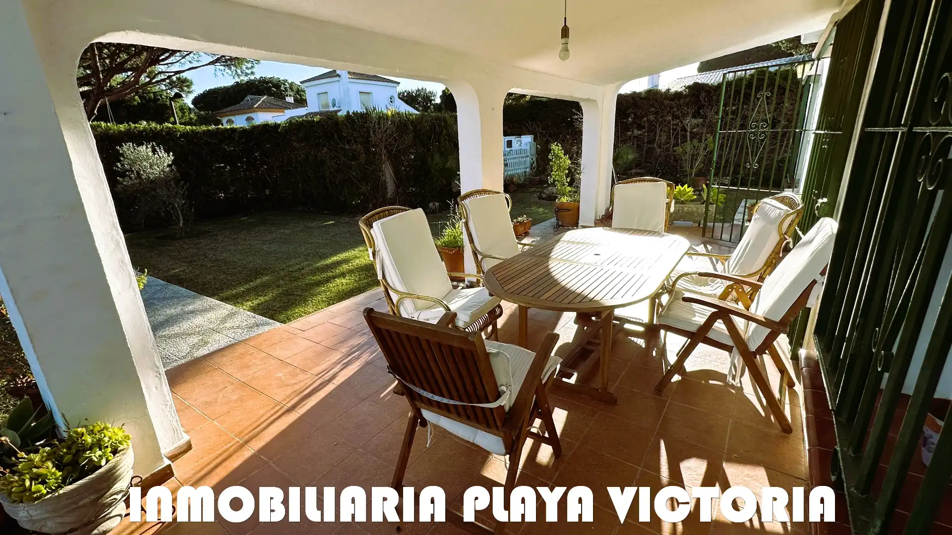 Terraza de Casa o chalet en venta en Conil de la Frontera con Aire acondicionado, Jardín privado y Piscina