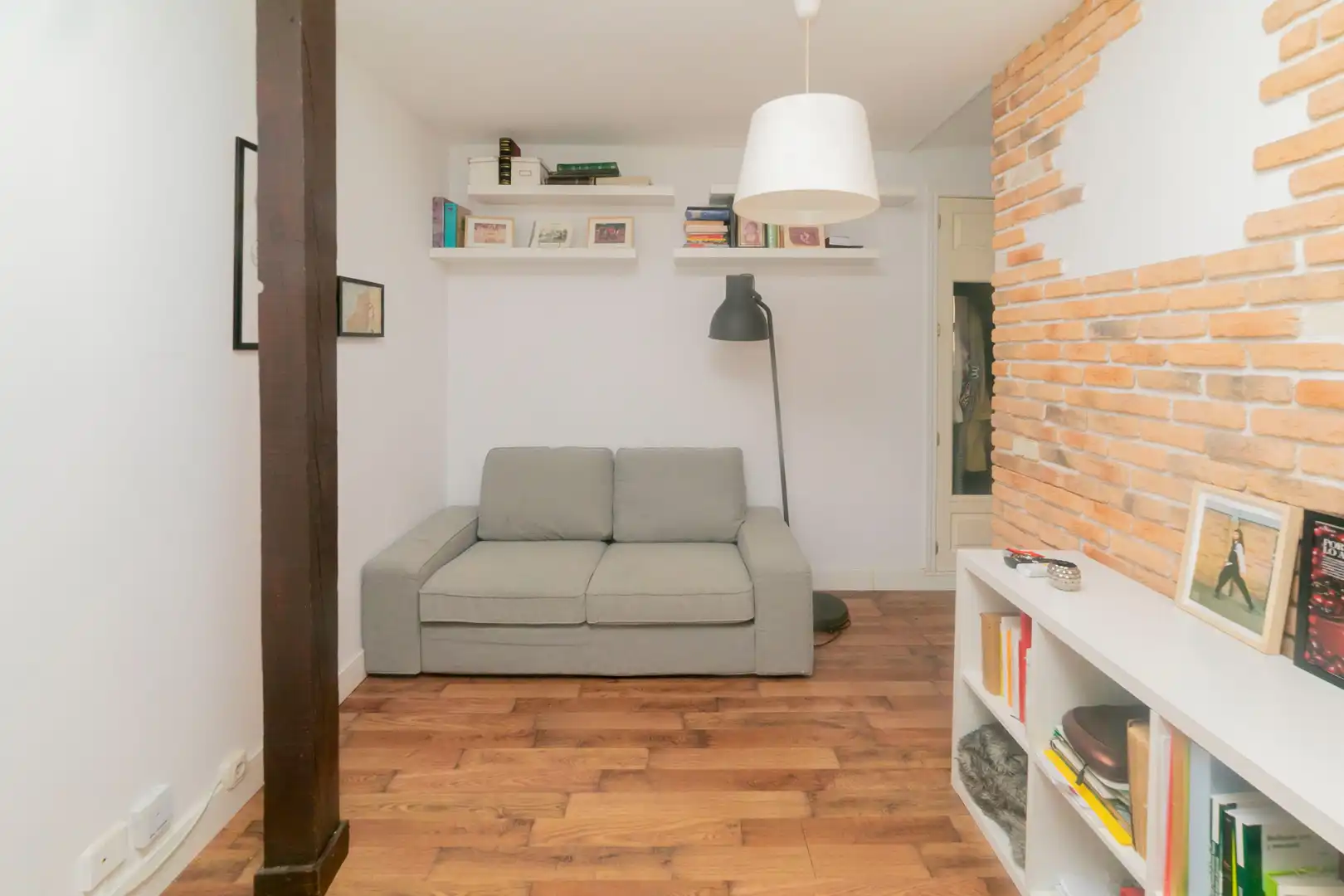 Sala de estar de Piso de alquiler en Madrid con Aire acondicionado, Calefacción y Amueblado