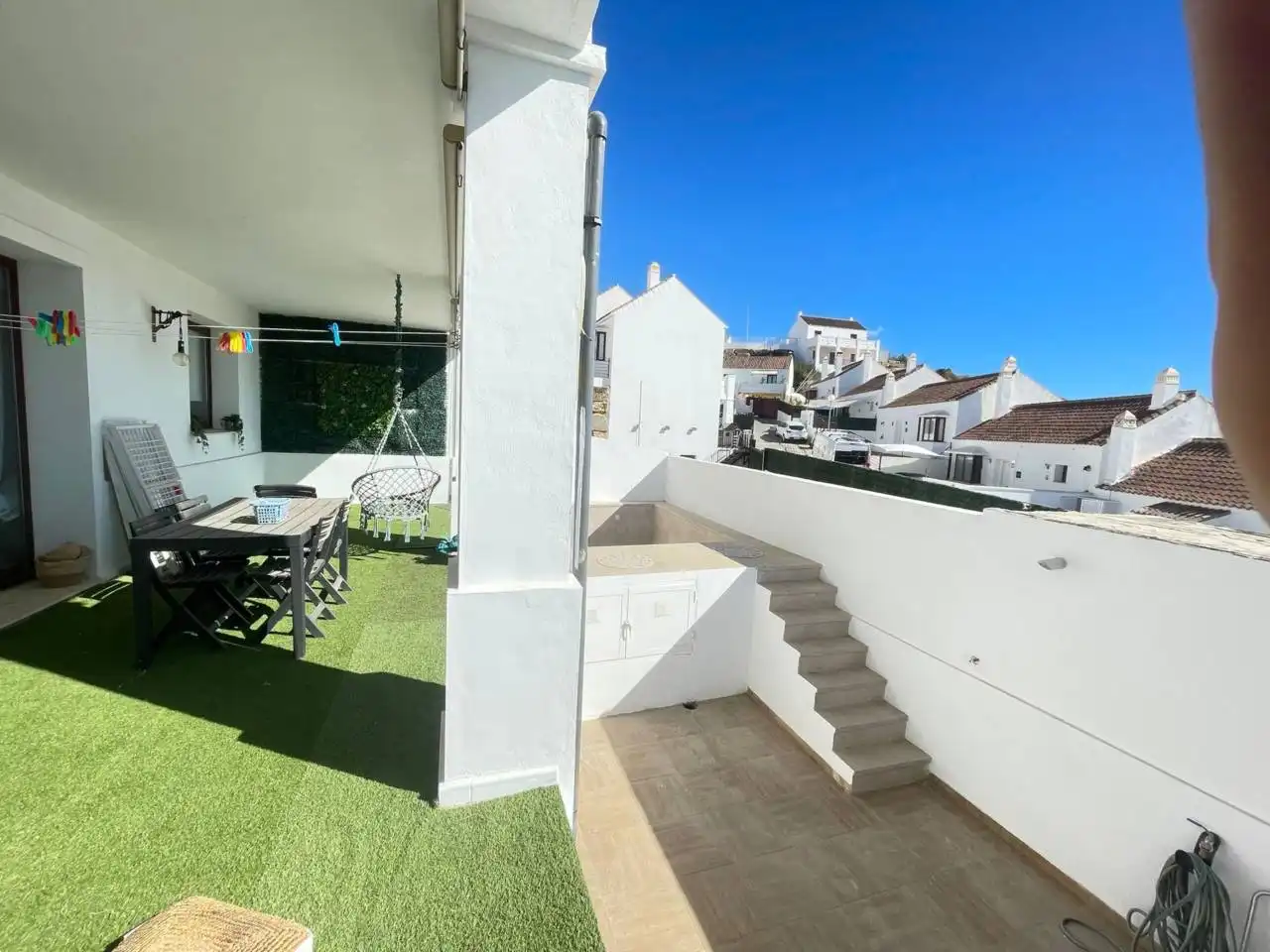 Terraza de Casa adosada en venta en Casares con Jardín privado, Terraza y Piscina